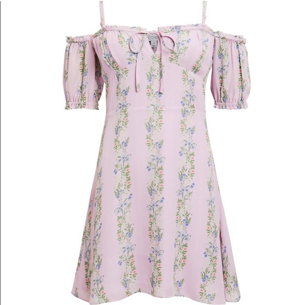 Lily floral mini dress